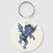  Halloween, eng Evil Gargoyle Demon Sleutelhanger (Voorkant)