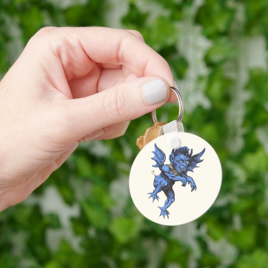 Halloween, eng Evil Gargoyle Demon Sleutelhanger (Hand)