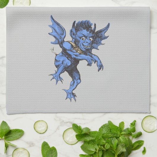 Halloween, eng Evil Gargoyle Demon Theedoek (Gevouwen)