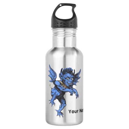 Halloween, eng Evil Gargoyle Demon Waterfles (Voorkant)