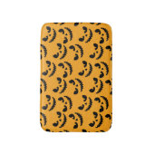 Halloween: enge gezichten,  stijl. badmat (Voorkant Verticaal)