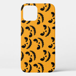 Halloween: enge gezichten, stijl. iPhone 12 hoesje