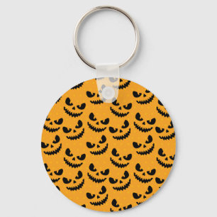 Halloween: enge gezichten,  stijl. sleutelhanger