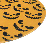 Halloween: enge gezichten, stijl. snijplank (Hoek)