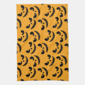 Halloween: enge gezichten, stijl. theedoek (Verticaal)