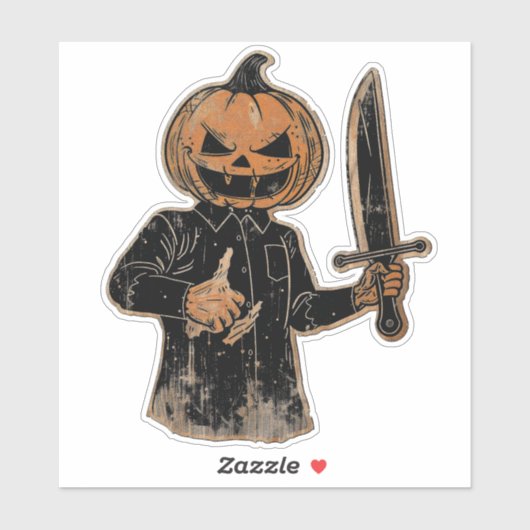  Halloween Enge Jack Spooky Seizoen Sticker (Vel)