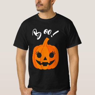 Halloween enge Oranje Jack-O-Lantern Custom Boo T-shirt