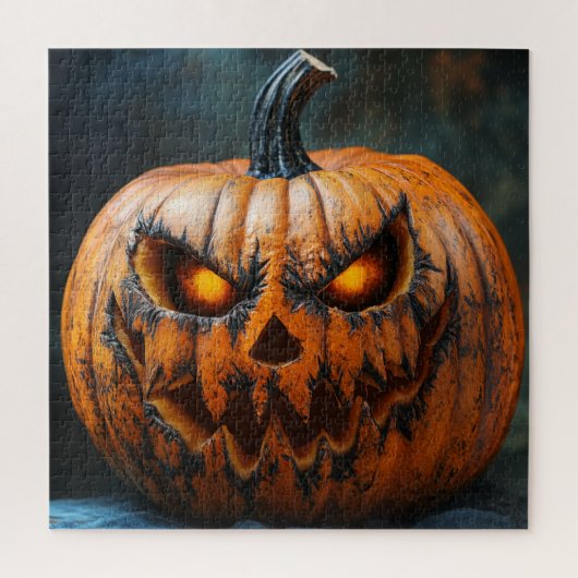 Halloween enge pompoen puzzel (Verticaal)