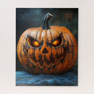 Halloween enge pompoen puzzel