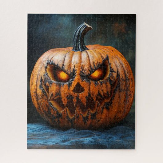 Halloween enge pompoen puzzel (Verticaal)