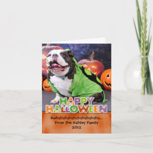 Halloween - English Bulldog - Spike Kaart