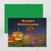 Halloween English Mastiff Happy Halloween Briefkaart (Voorkant / Achterkant)