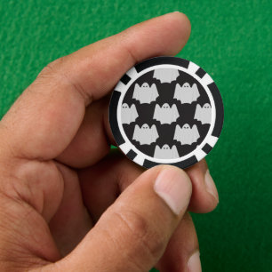Halloween, engstig Geest, Trick Or Treat, Boe Poker Chips