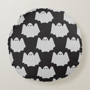 Halloween, engstig spook, snoep of een poets, Boe Rond Kussen