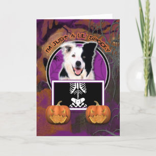 Halloween - enkel een Griezelige Lil - Border Kaart