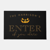 Halloween Enter als je bent vergaan Deurmat (Voorkant)