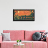 Halloween, enveloppé, toile, impression (Insitu(Salon))