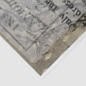 Halloween  Ephamera Zombie Scary Letter Tissuepapier (Detail)