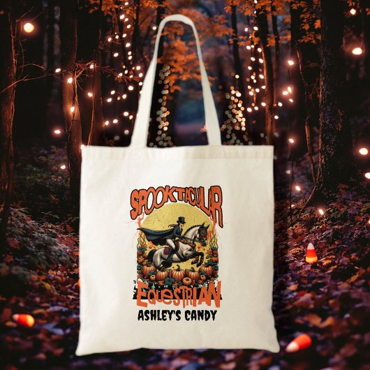 Halloween Equestrian Tote Bag