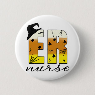 Halloween Er Verpleegster Ronde Button 5,7 Cm