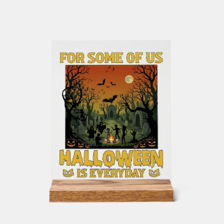 Halloween Est Quotidien Cimetière Zombies Feu De J