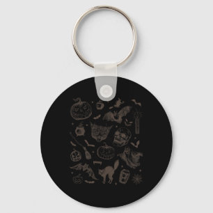 Halloween Esthetische jaren 90 Tattoo Schattigee Sleutelhanger