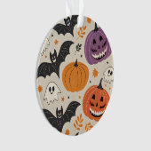 Halloween et motif d'automne (devant)
