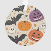 Halloween et motif d'automne (dos)