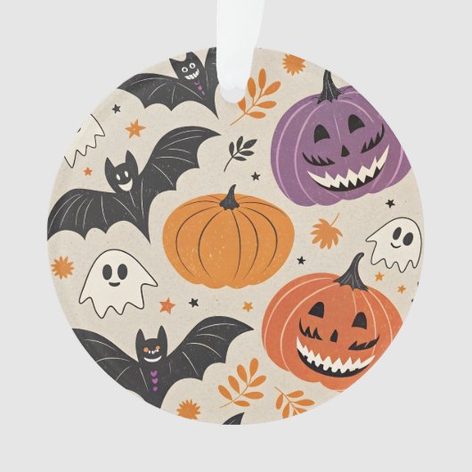 Halloween et motif d'automne (devant)