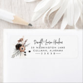 Halloween | Étiquette d'adresse de retour (En situation)