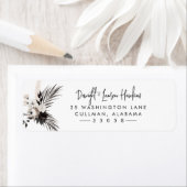 Halloween | Étiquette d'adresse de retour (En situation)