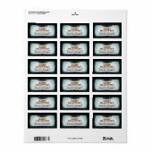 Halloween Étiquette Happy Halloween - Traite Étiqu (Feuille entière)