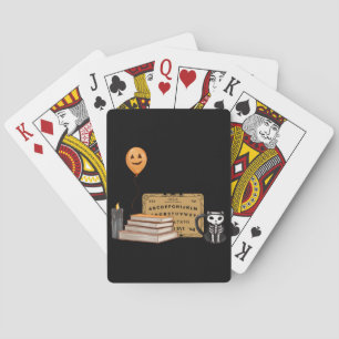 halloween eve rode bel pokerkaarten