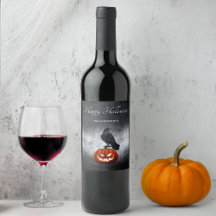 Halloween Evil Pumpkin en Raven Personalized