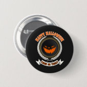 Halloween Evil Pumpkin Face Spooky Night Ronde Button 5,7 Cm (Voorkant /achterkant)