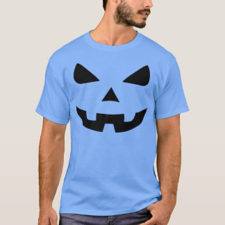 Halloween Evil Pumpkin Face Vrouwen en Mannen T-shirt