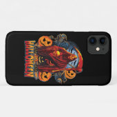 Halloween Evil skeleton, pompoen Case-Mate iPhone Case (Achterkant (horizontaal))