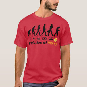 Halloween Evolution of Money Crypto Bitcoin 3536 T-shirt