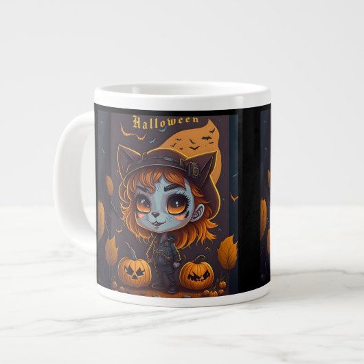 Halloween Extra Grote Beker (Voorkant links)