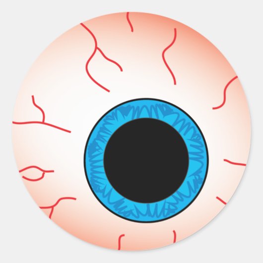 Halloween Eyeball sticker (Voorkant)