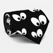 Halloween Eyes Pattern Stropdas (Opgerold)