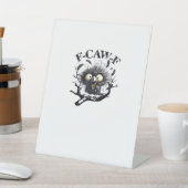 Halloween F-Caw-F Bird Cool Unique Reclamebord Met Voetstuk (Insitu)