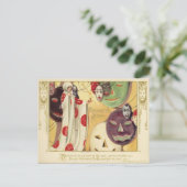 Halloween Faces Briefkaart (Staand voorkant)