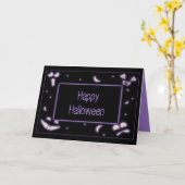 Halloween Faces Kaart (Gele Bloem)