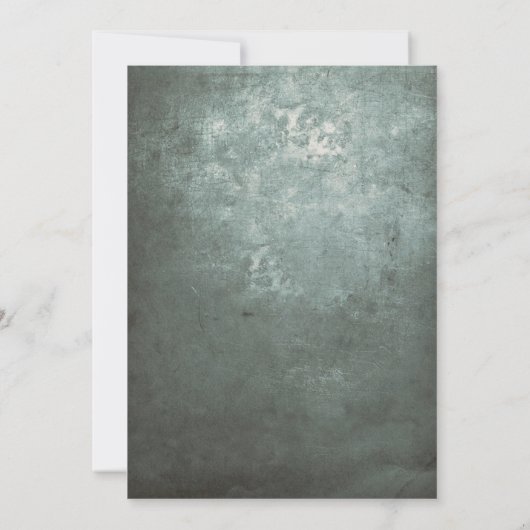 Halloween faire-part de mariage avec lune, cimetiè (Dos)