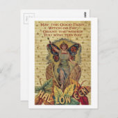 Halloween Fairy Briefkaart (Voorkant / Achterkant)