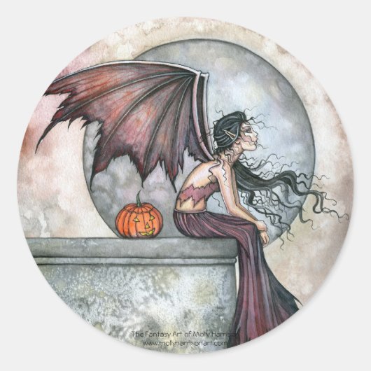 Halloween Fairy Gotische Stickers van Molly Harris (Voorkant)
