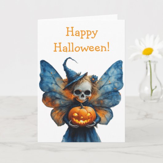 Halloween Fairy Kaart (Kleine Plant)