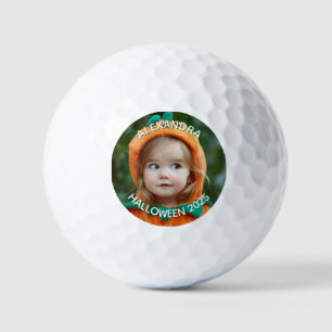 Halloween Familie Foto Golfballen