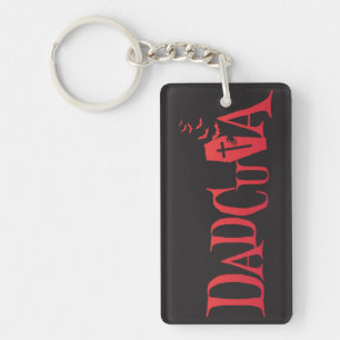 Halloween Family Matching Dad Dadcula Dracula Sleutelhanger